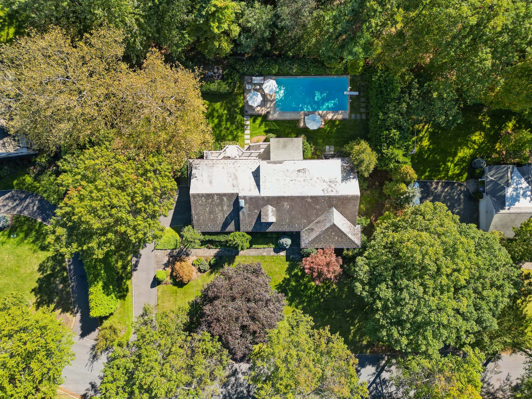 333 Oxford Drive, Short Hills - Overhead View