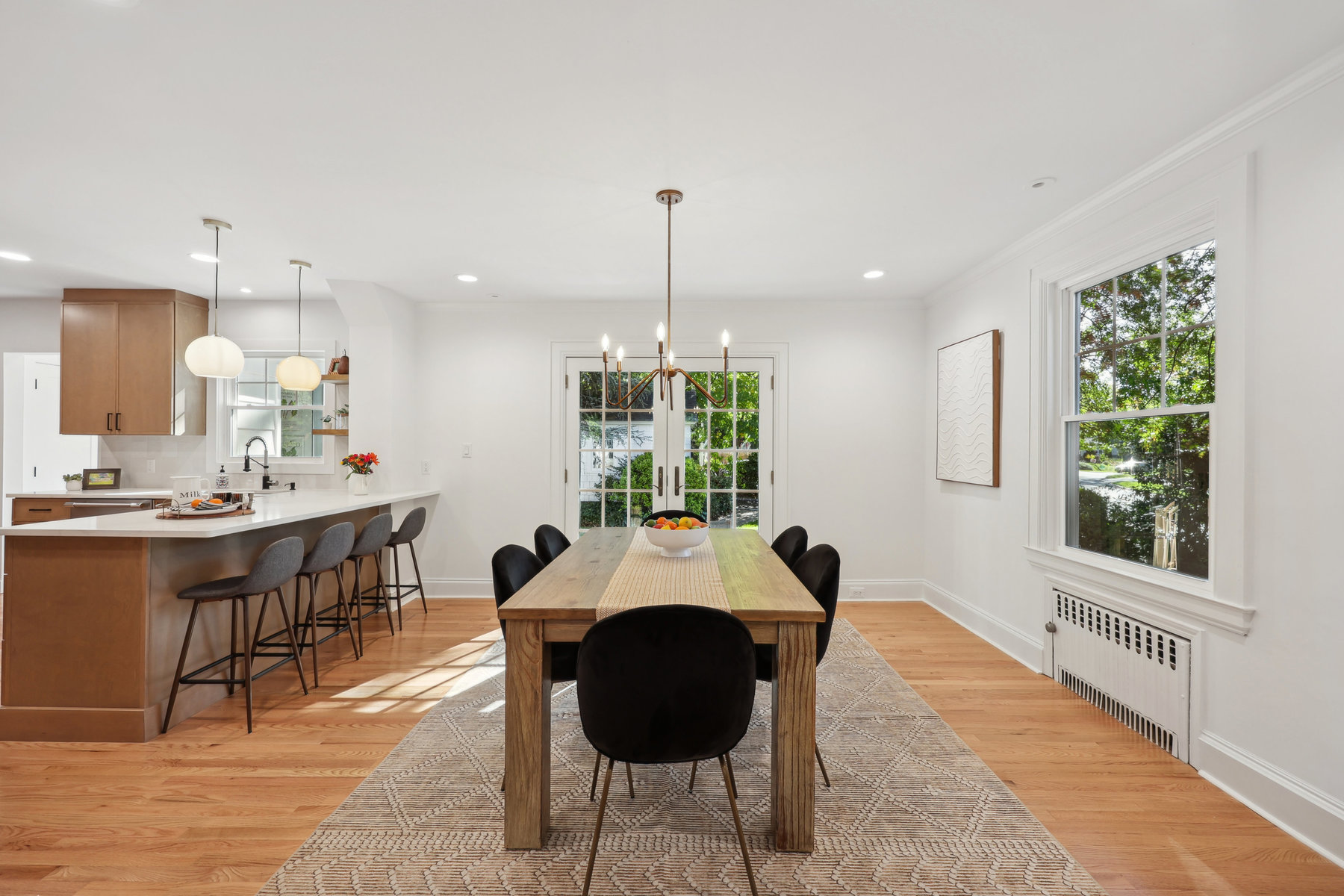 446 Richmond Ave, Maplewood - Dining Room French Doors