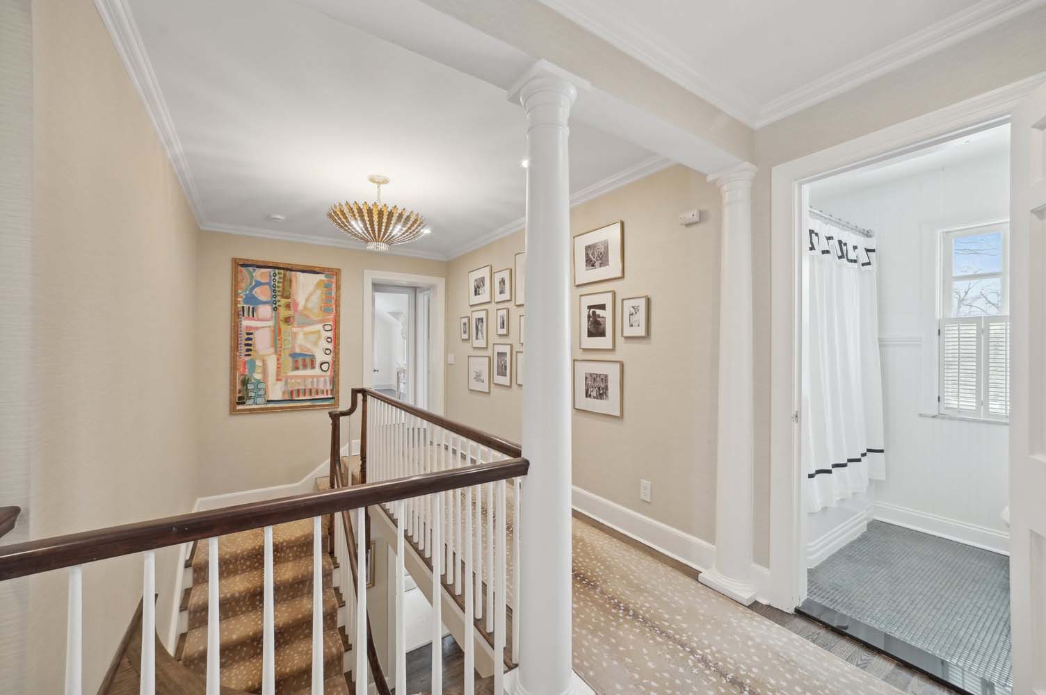 57 Prospect Hills Road, Summit - Second floor landing